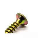 Zapustená skrutka do drevotriesky PZ, žltá 3,5 x 50 mm