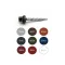 Spojovací skrutka (so zúženým vrtákom) s EPDM podložkou, lakovaná RAL 3009, 4,8 x 35 mm