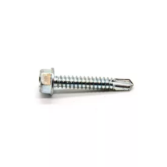   Šesťhranná samovrtná skrutka do plechu DIN 7504K, pozinkovaná 4,8 x 80 mm