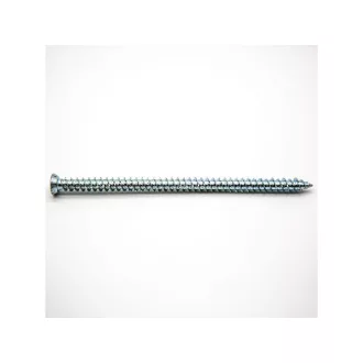   Skrutka na upevnenie okenného rámu s normálnou hlavou, pozinkovaná 7,5 x 72 mm