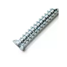 Skrutka na upevnenie okenného rámu s normálnou hlavou, pozinkovaná 7,5 x 92 mm