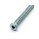 Skrutka na upevnenie okenného rámu, normálna hlava, pozinkovaná 7,5 x 182 mm