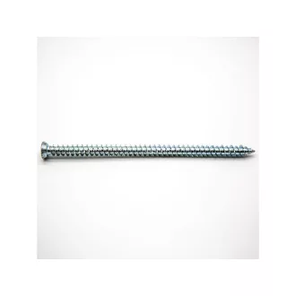   Skrutka na upevnenie okna s normálnou hlavou, pozinkovaná 7,5 x 302 mm