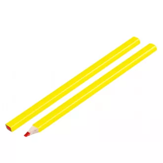   BEXT Tesársky ceruzka 240 mm oválny na sklo žltý s červeným hrotom