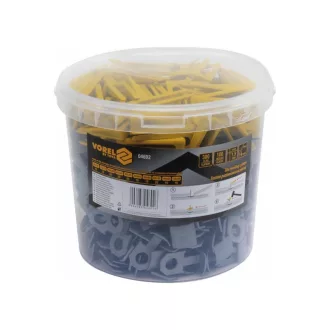   VOREL Sada na vyrovnávanie dlažby 400 dielov (300 podkladov + 100 klinov)