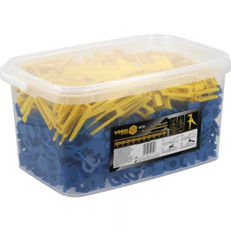   VOREL Sada na vyrovnávanie dlažby 2 mm (700 podložiek + 200 klinov + kliešte)