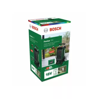  BOSCH Akumulátorový vysokotlakový čistič Fontus 18V 20 bar (1 x 2,5 Ah akumulátor + nabíjačka)