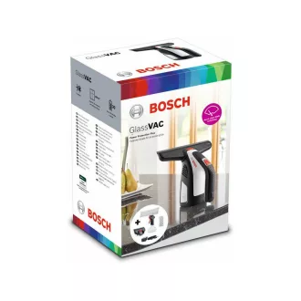   Súprava akumulátorového čističa okien BOSCH s Micro USB nabíjačkou GlassVac