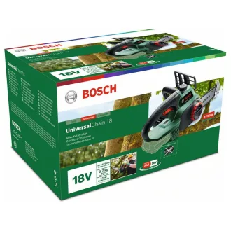   BOSCH Akumulátorová reťazová píla UniversalChain 18 (bez akumulátora a nabíjačky)