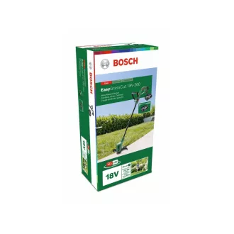   BOSCH Akumulátorová kosačka EasyGrassCut 18V-26 (2 x 2,0 Ah batérie + nabíjačka)