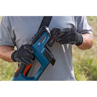   BOSCH Akumulátorová kosačka na trávu GFR 18V-23 nôž + kefová hlava (bez batérie a nabíjačky)