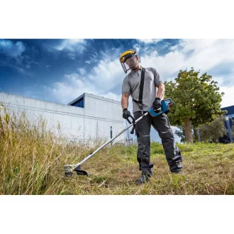   BOSCH Akumulátorová kosačka na trávu GFR 18V-23 nôž + kefová hlava (bez batérie a nabíjačky)