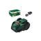 BOSCH Akumulátorová robotická kosačka VISIMOW18V-100 (1 x 4,0 Ah akumulátor a nabíjačka) pre 100 m²