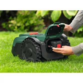   BOSCH Akumulátorová robotická kosačka VISIMOW18V-100 (1 x 4,0 Ah akumulátor a nabíjačka) pre 100 m²
