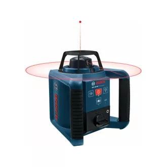   BOSCH Samonivelačný rotačný laser (červený) GRL250 HV + RC 1 diaľkové ovládanie IP54