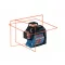 BOSCH Samonivelačný 3 x 360° čiary laser červený GLL 3-80 v kufri IP54