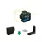 BOSCH Krížový laser 3 x 360° zelený GLL 80-33CG + držiak LB10 + USB-C kábel IP65