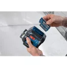 BOSCH Krížový laser 3 x 360° zelený GLL 80-33CG + držiak LB10 + USB-C kábel IP65