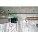 BOSCH Krížový zelený laser GLL 80-33CG v kufríku (1 x 3,0 Ah akumulátor + USB-C kábel) IP65