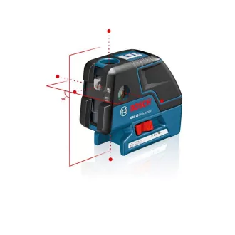   BOSCH Kombilaser GCL 25 v ochrannom vaku + laserová terčová doska