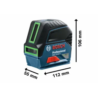 BOSCH GCL 2-15 G zelený Kombinovaný laser + Držiak RM 1