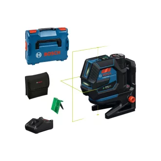   BOSCH Kombinovaný laser na batérie GCL 12V-50-22 CG IP 65 (1 x 2,0 Ah batéria+nabíjačka+RM20 držiak) v L-BOXX 136