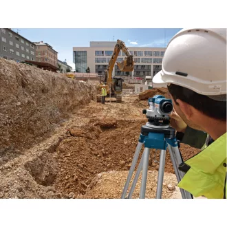   BOSCH Optický nivelák GOL 32 D + statív BT 160 + meracia latka GR 500 IP54