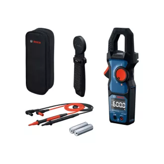   BOSCH Multimeter s kliešťami GMC 600-15 LCD s inverzným displejom CAT IV 300 V / CAT III 600 V IP54