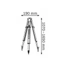 BOSCH statívový laserový stojan 107-165 cm s montážnym závitom 5/8" BT 170 HD