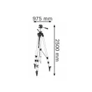 BOSCH statívový laserový stojan do 97,5-250 cm s 1/4" montážnym závitom BT 250