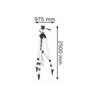   BOSCH statívový laserový stojan do 97,5-250 cm s 1/4" montážnym závitom BT 250