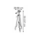 BOSCH statívový laserový stojan do 55-157 cm s 1/4" montážnym závitom BT 150