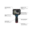BOSCH Bateriová inšpekčná kamera GIC 12V-5-27 C (s batériovým adaptérom) IP 54