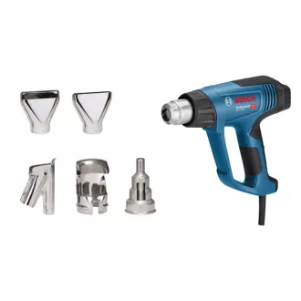   BOSCH Tepelná pištoľ s LCD displejom GHG 23-66 v L-BOXX + súprava trysiek / 2300 W