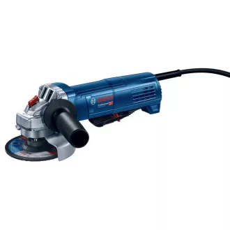   BOSCH Uhlová brúska 125 mm GWS 9-125 P s vypínačom PROtection, v kartónovej krabici / 900 W