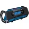 Digitálne rádio BOSCH GB 18V-2 SC v kartónovej krabici (DAB+, Bluetooth, FM a AUX) IP 54