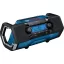 Digitálne rádio BOSCH GB 18V-2 SC v kartónovej krabici (DAB+, Bluetooth, FM a AUX) IP 54