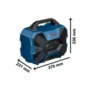 BOSCH Akumulátorový Bluetooth reproduktor GPB 18V-6 C (12V/18V) IP54