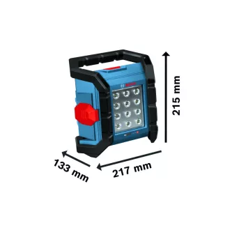   BOSCH Akumulátorová lampa GLI18V-1500 (bez batérie a nabíjačky) 1500 lm IP64