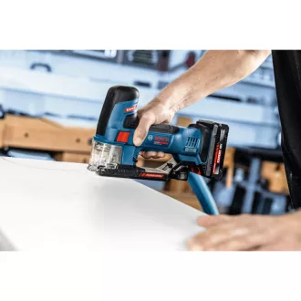   BOSCH EXPERT Akumulátorová prímočará píla EXST18V-155S s pílkovou rukoväťou (bez akumulátora a nabíjačky) v L-BOXX