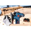 BOSCH EXPERT Akumulátorová prímočará píla EXST18V-155S s pílkovou rukoväťou (bez akumulátora a nabíjačky) v L-BOXX