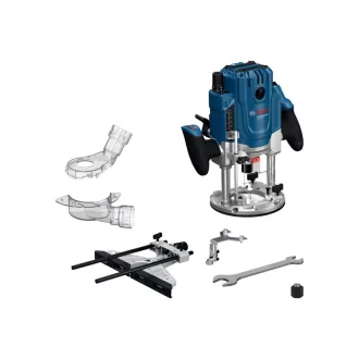   BOSCH Horná fréza GOF 20-12 s príslušenstvom (upínacia hlava: 8-12 mm, 1/4"-1/2") / 2000 W