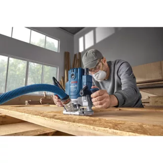   BOSCH Horná fréza GOF 20-12 s príslušenstvom (upínacia hlava: 8-12 mm, 1/4"-1/2") / 2000 W