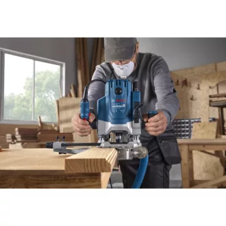   BOSCH Horná fréza GOF 20-12 s príslušenstvom (upínacia hlava: 8-12 mm, 1/4"-1/2") / 2000 W