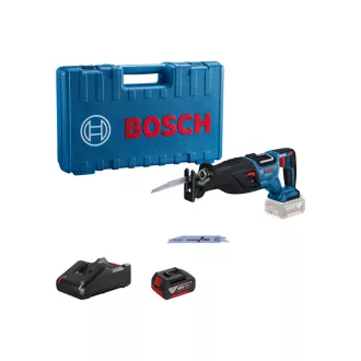   BOSCH Aku priamočiara píla GSA 185-LI v kufri (1 x 5,0 Ah batéria + rýchlonabíjačka)