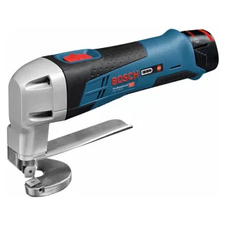   BOSCH GSC 12V-13 Akumulátorové nožnice na rezanie plechu (2 x 2,0 Ah batérie) v L-Boxx