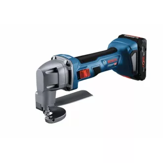   Akumulátorové nožnice na plech BOSCH GSC 18V-16 E (2 x batérie ProCORE18V 4,0 Ah, rýchlonabíjačka GAL 18V-40, L-BOX