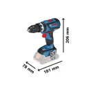 BOSCH Akumulátorová príklepová vŕtačka GSB 18V-60 C v L-Boxx (bez akumulátora + nabíjačky)