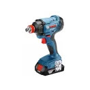 BOSCH Akumulátorový rázový uťahovák GDX 180-LI v kufri (2 x 2,0 Ah batérie + rýchlonabíjačka)