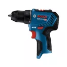 BOSCH Aku skrutkovač GSR 12V-30 v taške + sady príslušenstva (2 x 2,0 Ah batéria + rýchlonabíjačka)